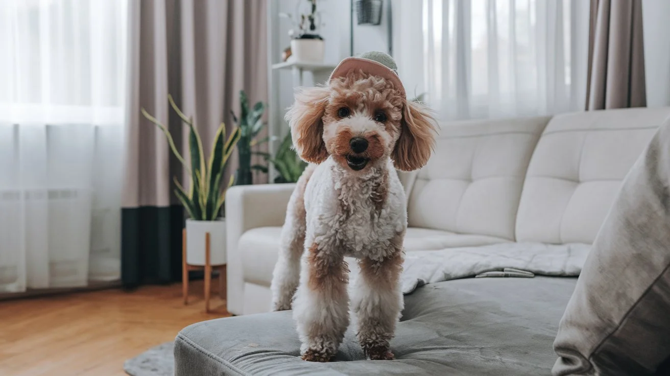 Poodles se adaptam super bem em apartamentos